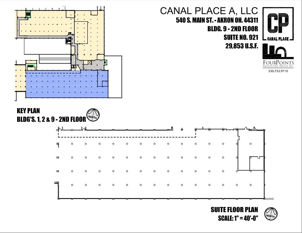 540 S Main St, Akron, OH à louer Plan d  tage- Image 1 de 1