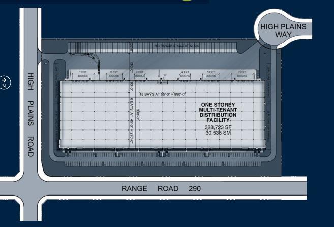 260238 High Plains Way, Rocky View No 44, AB à louer - Plan de site - Image 3 de 3
