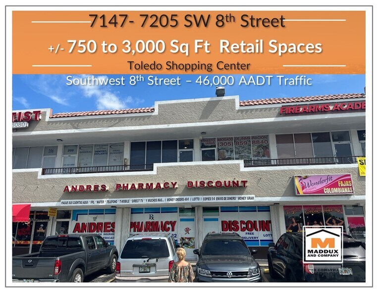 7147 SW 8th St, Miami, FL à louer - Photo du bâtiment - Image 3 de 3