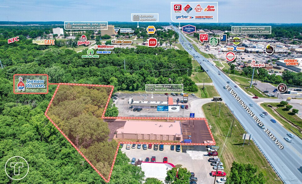 619 SE Washington Blvd, Bartlesville, OK à vendre - Aérien - Image 2 de 5