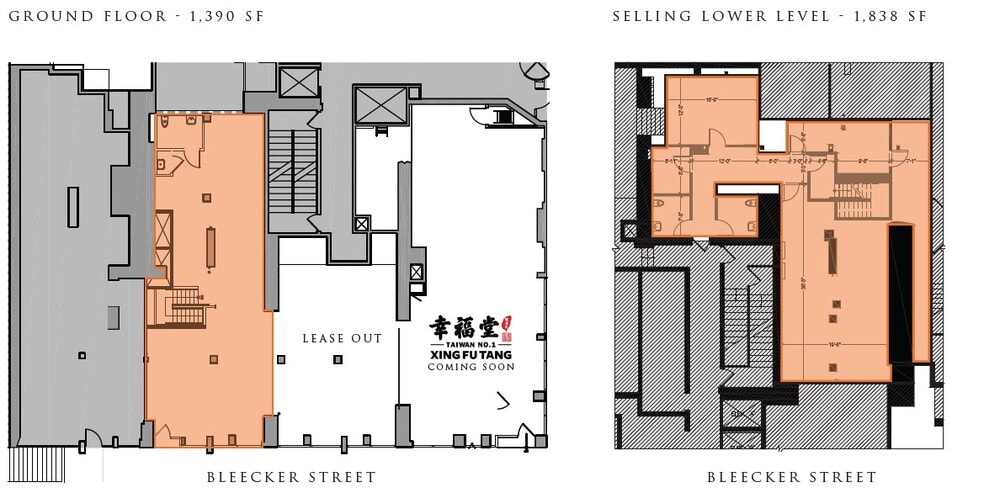 154 Bleecker St, New York, NY for lease - Floor Plan - Image 2 of 2