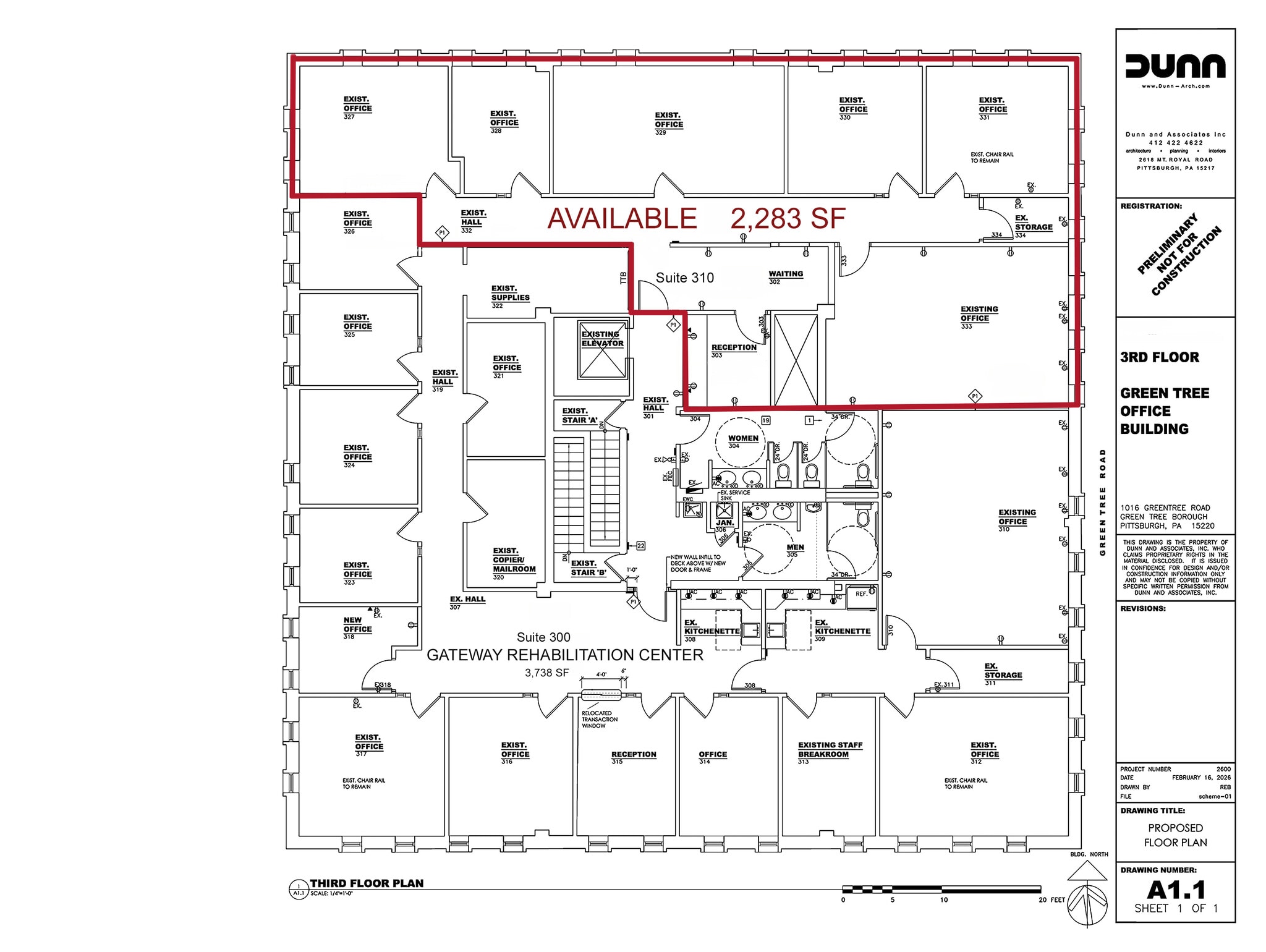 1016 Greentree Rd, Pittsburgh, PA for lease Floor Plan- Image 1 of 1