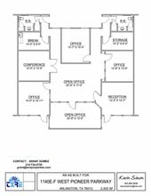 1180-1194 W Pioneer Pky, Arlington, TX for lease Floor Plan- Image 1 of 1