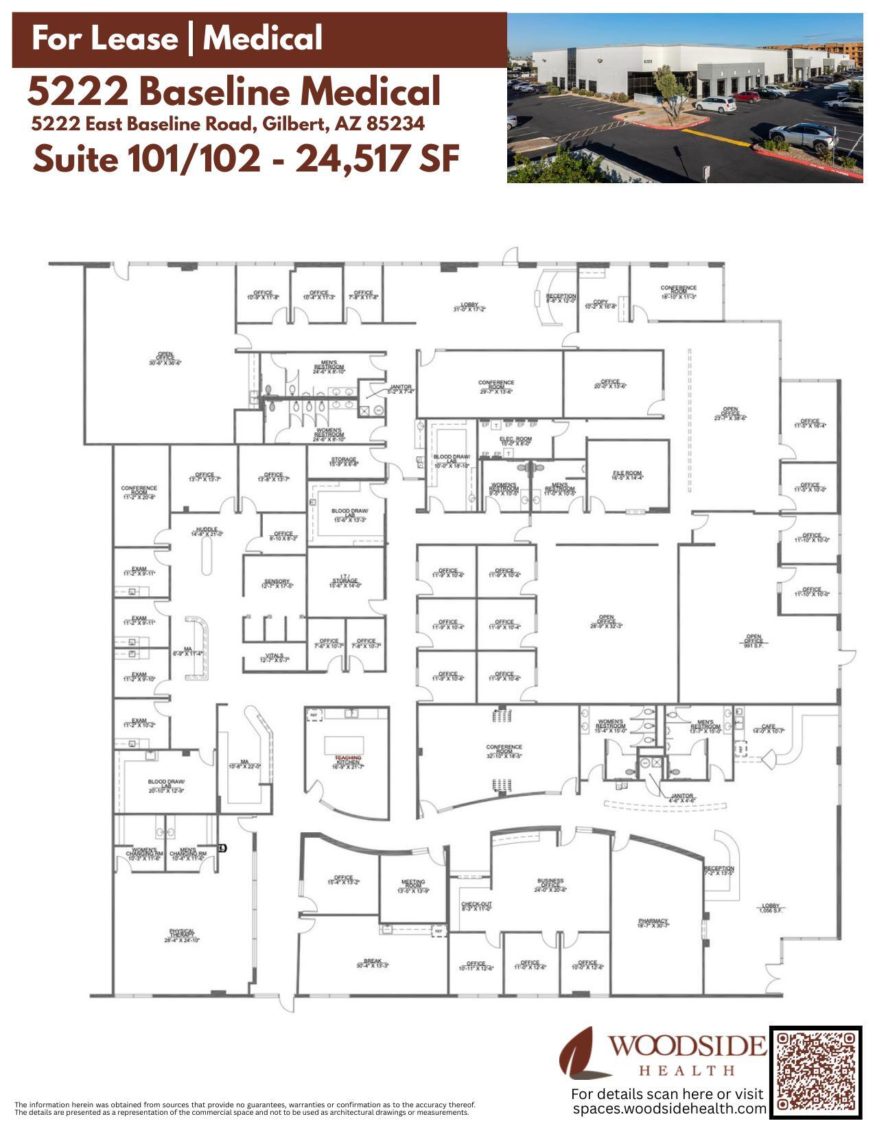 5222 E Baseline Rd, Gilbert, AZ for lease Floor Plan- Image 1 of 1