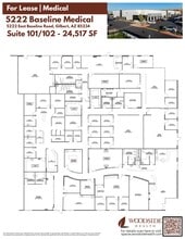 5222 E Baseline Rd, Gilbert, AZ for lease Floor Plan- Image 1 of 1