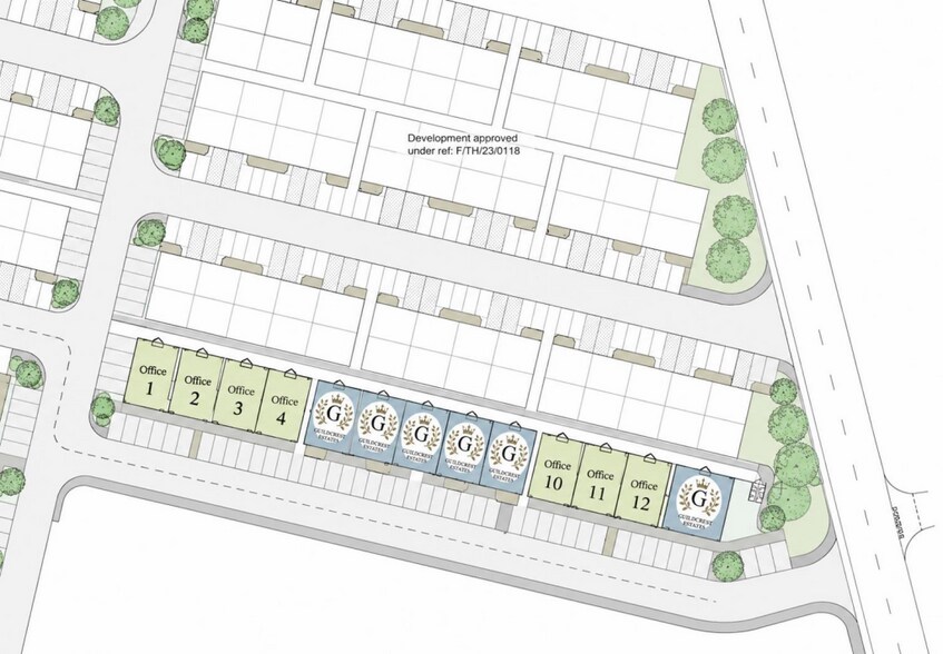 Units 1-4 and Units 10-12 The Laurels, Ramsgate à vendre - Plan de site - Image 3 de 3
