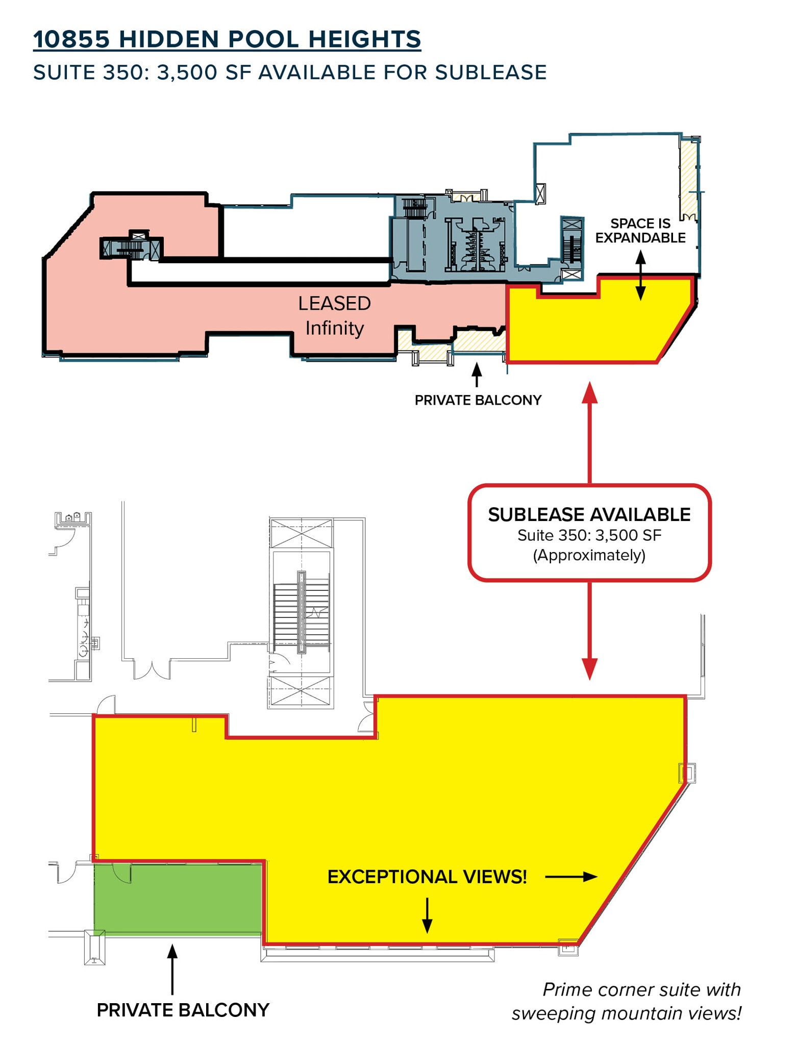10855 Hidden Pool Hts, Colorado Springs, CO for lease Floor Plan- Image 1 of 3