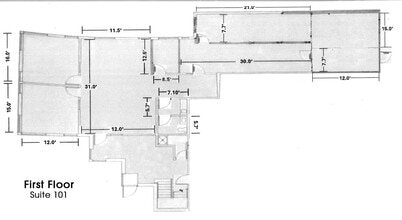 6745 SW Hampton St, Portland, OR à louer Plan d’étage- Image 1 de 5