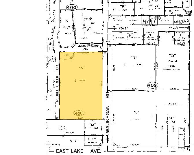 1412-1500 Waukegan Rd, Glenview, IL for lease - Plat Map - Image 2 of 6