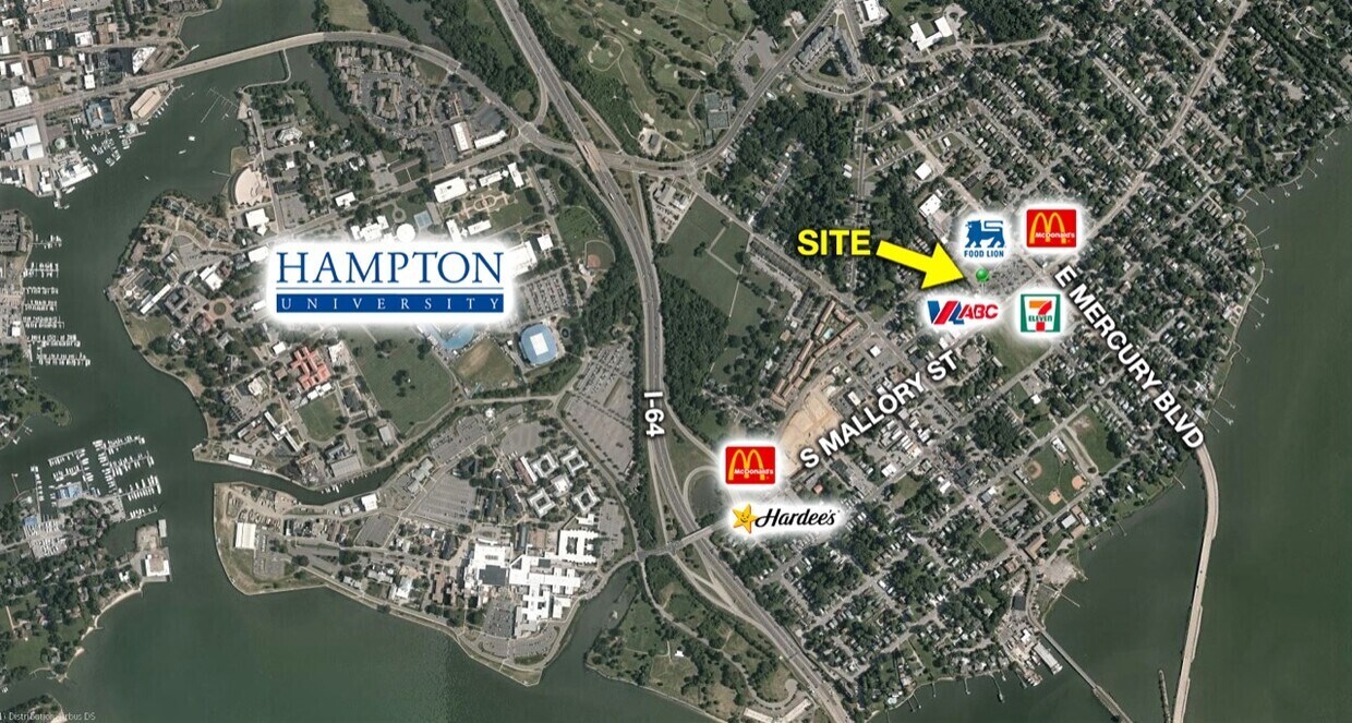95 N Mallory St, Hampton, VA à louer Aérien- Image 1 de 5