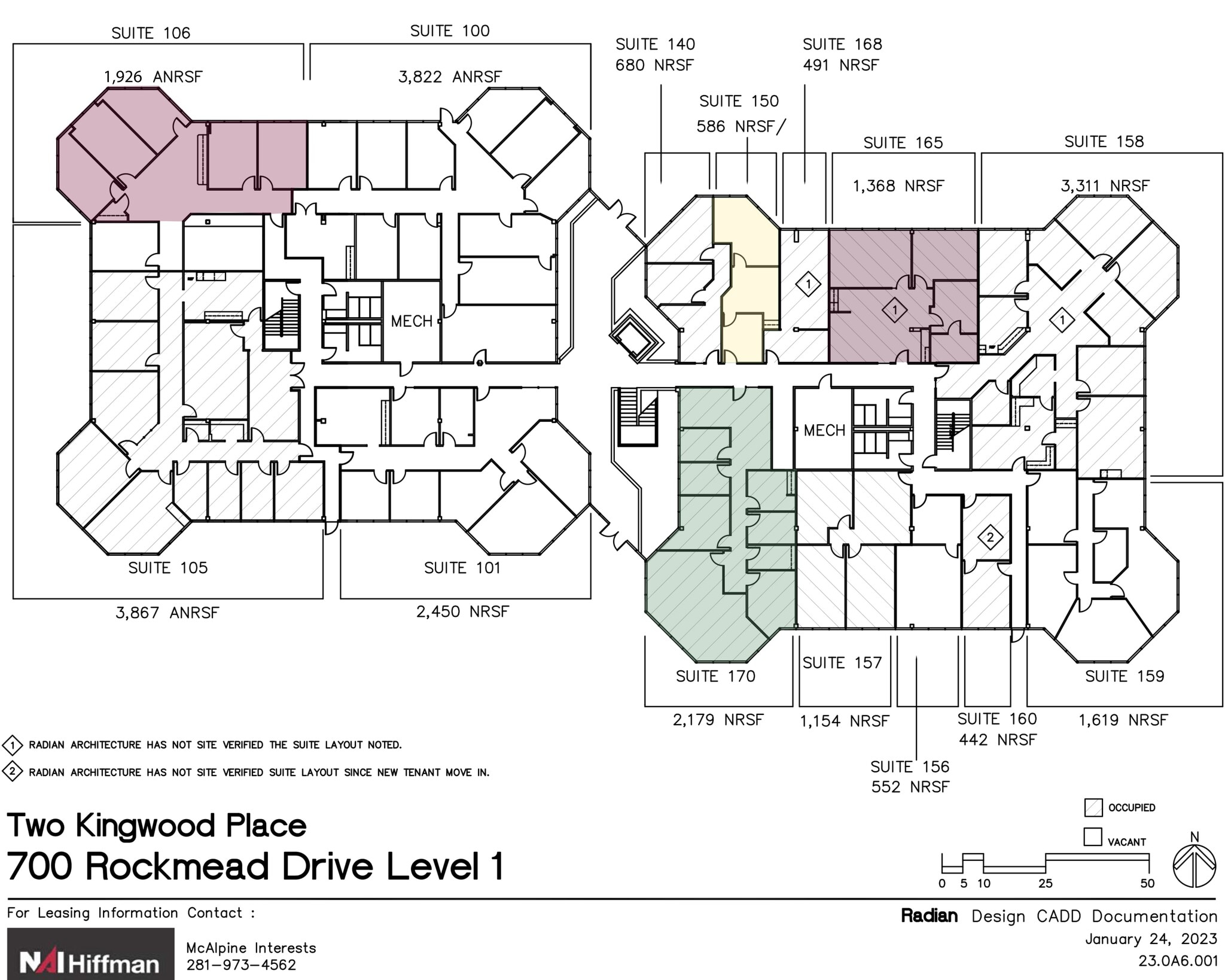 700 Rockmead Dr, Kingwood, TX à louer Plan de site- Image 1 de 1