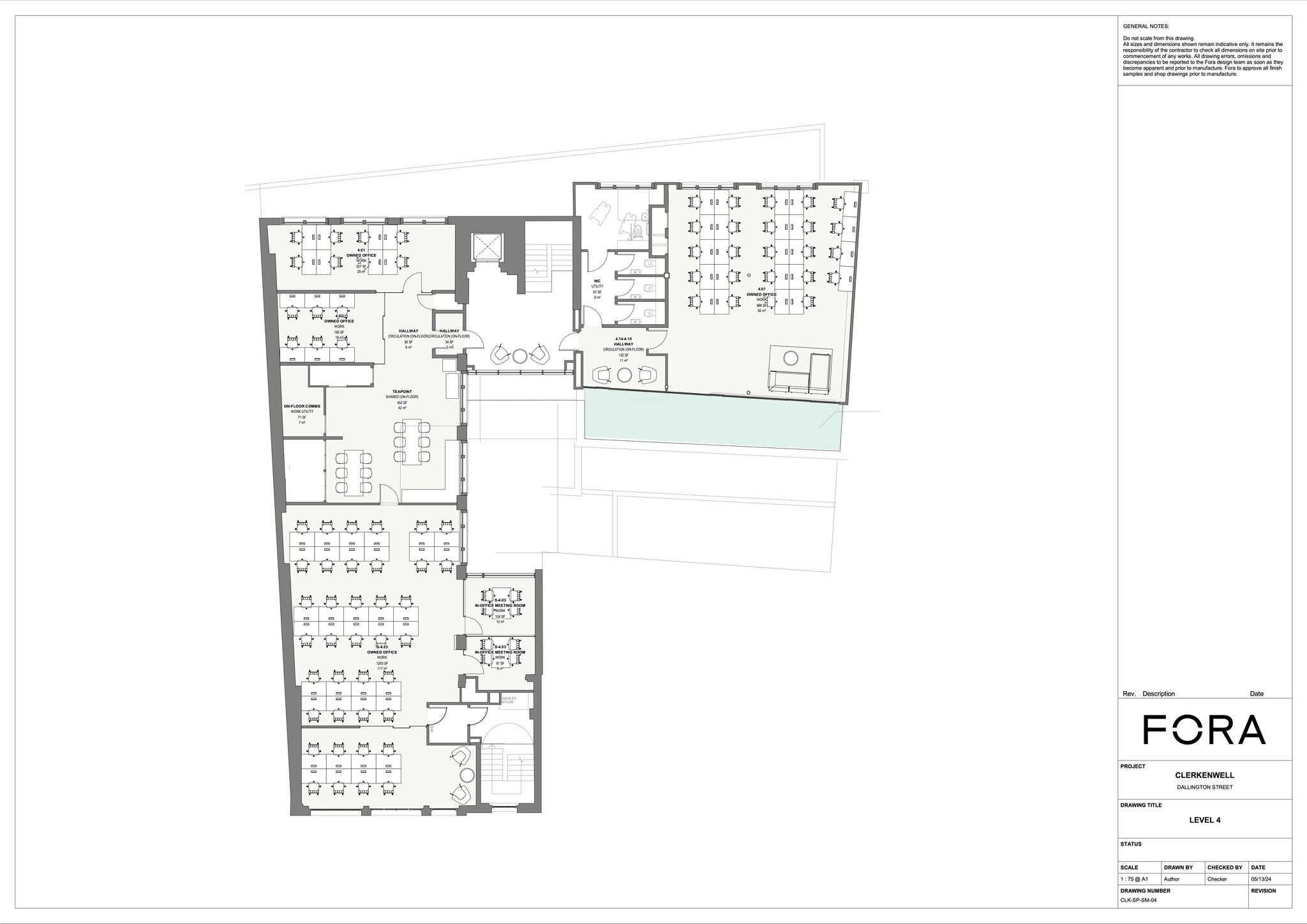 9 Dallington St, London à louer Plan de site- Image 1 de 1