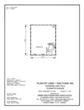 108 Clematis Ave, Waltham, MA à louer Plan d’étage- Image 1 de 1