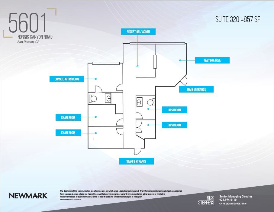 5601 Norris Canyon Rd, San Ramon, CA 94583 - Unité 320 -  - Plan d’étage - Image 1 of 1