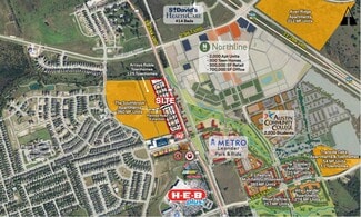 Plus de détails pour HWY 183 & Hero Way, Leander, TX - Terrain à vendre