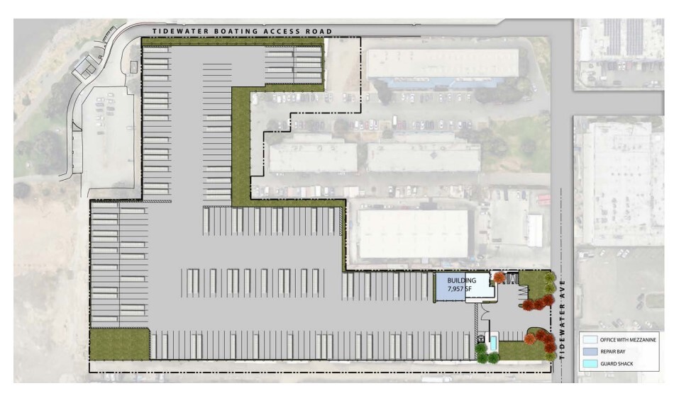 4709-4719 Tidewater Ave, Oakland, CA for lease - Site Plan - Image 2 of 3