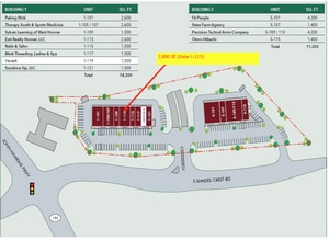 3421-3435 S Shades Crest Rd, Hoover, AL for lease Site Plan- Image 2 of 2