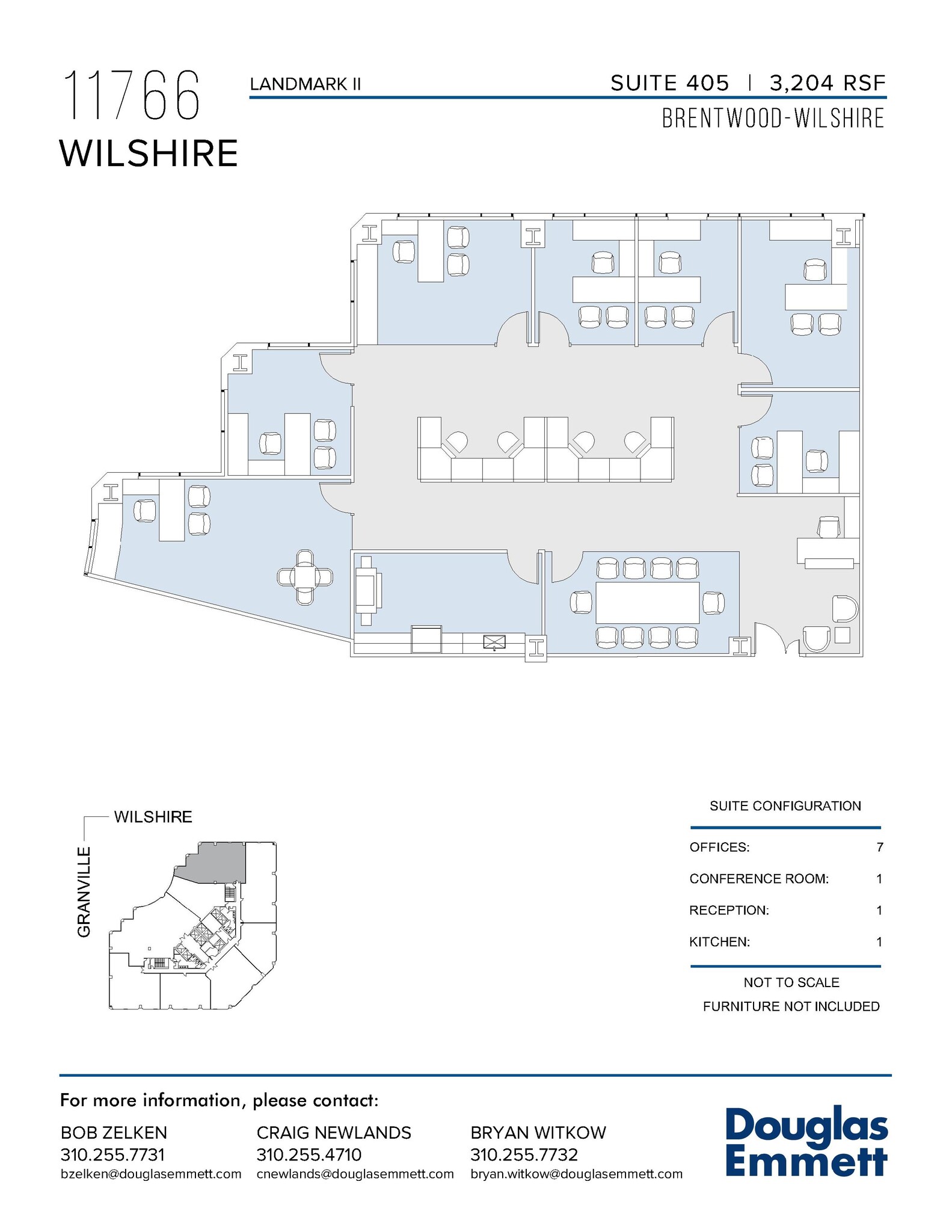 11766 Wilshire Blvd, Los Angeles, CA à louer Plan d  tage- Image 1 de 1