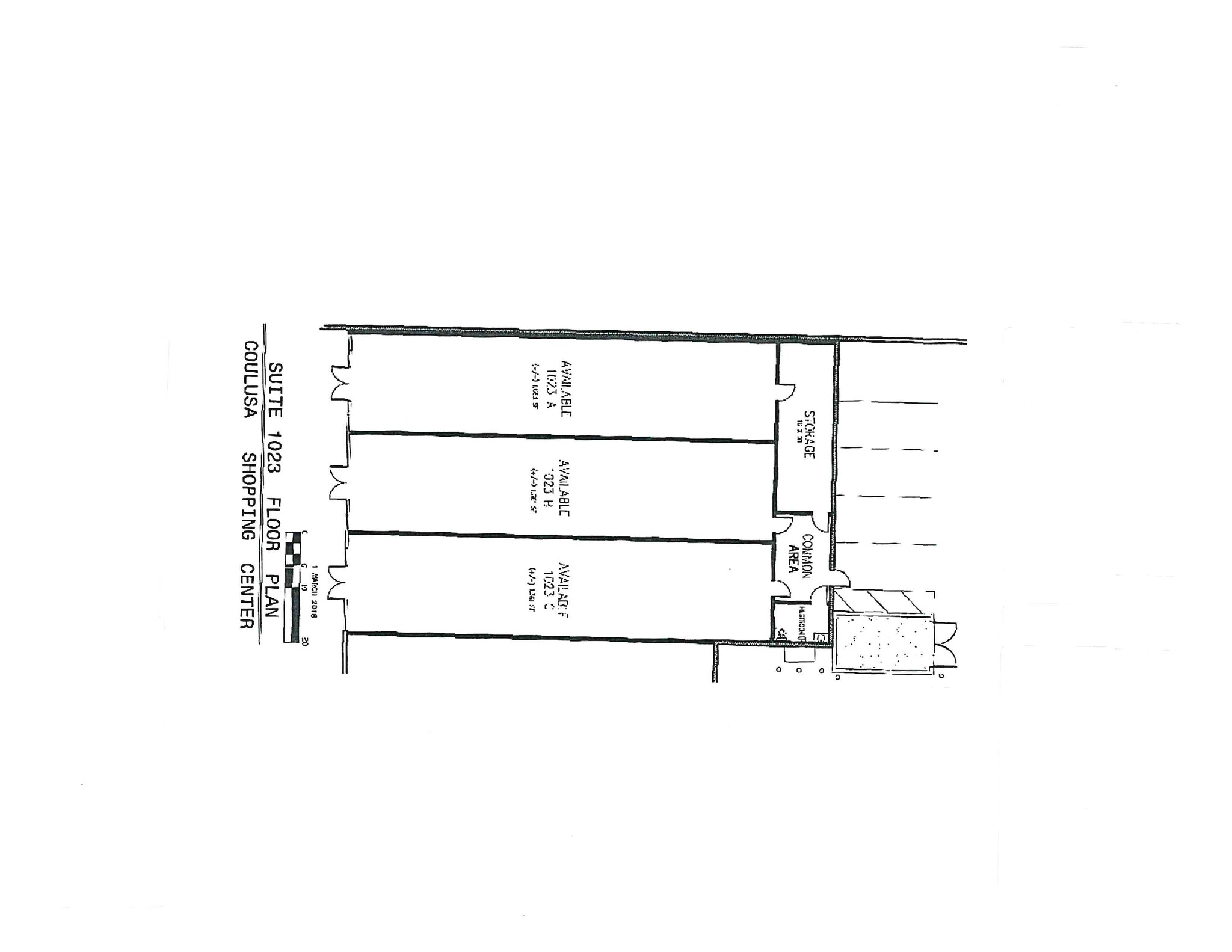 1015-1031 Bridge St, Colusa, CA for lease Floor Plan- Image 1 of 2