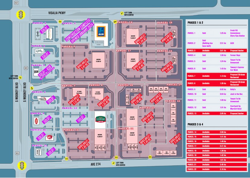 Visalia & Mooney, Visalia, CA à vendre - Photo du bâtiment - Image 2 de 2
