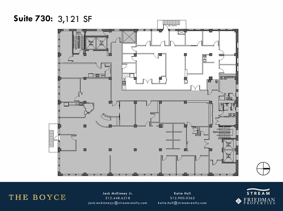 500 N Dearborn St, Chicago, IL à louer Plan d’étage- Image 1 de 9