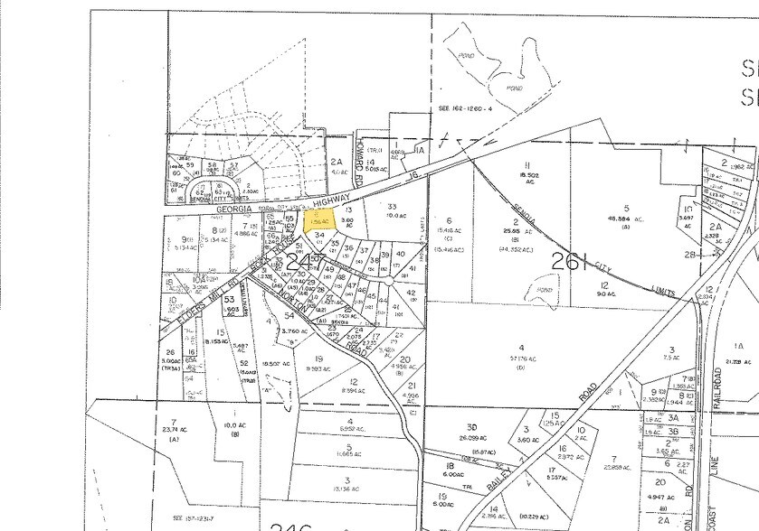 7285 Highway 16, Senoia, GA à louer - Plan cadastral - Image 3 de 4