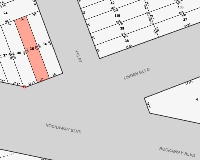 112-17 Rockaway Blvd, South Ozone Park, NY for lease - Plat Map - Image 3 of 5