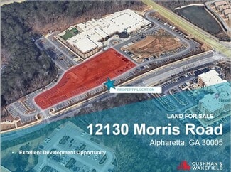 Plus de détails pour 12130 Morris Rd rd, Alpharetta, GA - Terrain à vendre