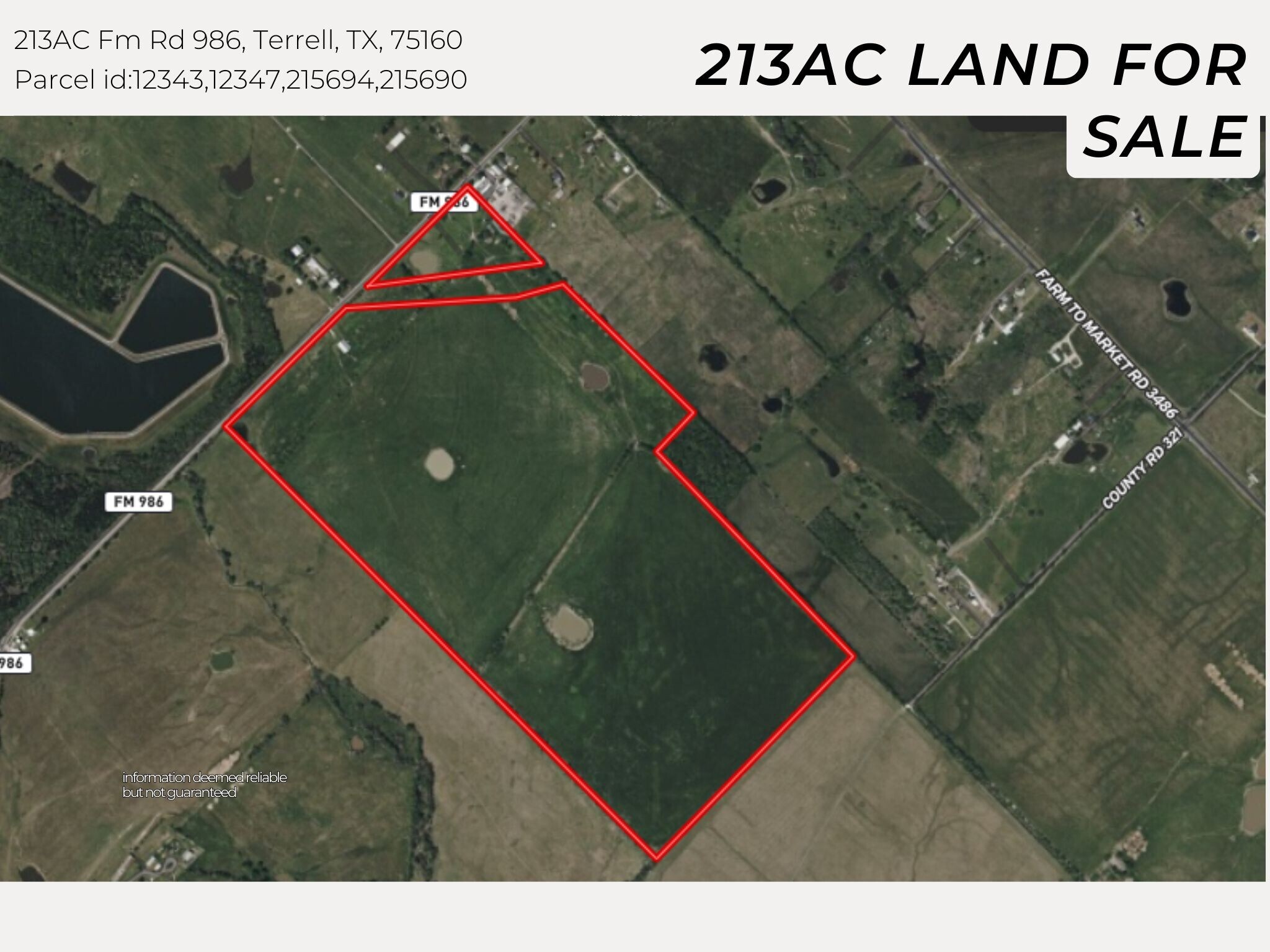FM 986 Rd, Terrell, TX for sale Primary Photo- Image 1 of 8