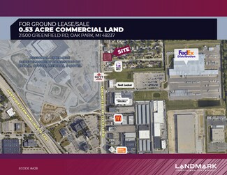 Plus de détails pour 21500 Greenfield Rd, Oak Park, MI - Terrain à louer