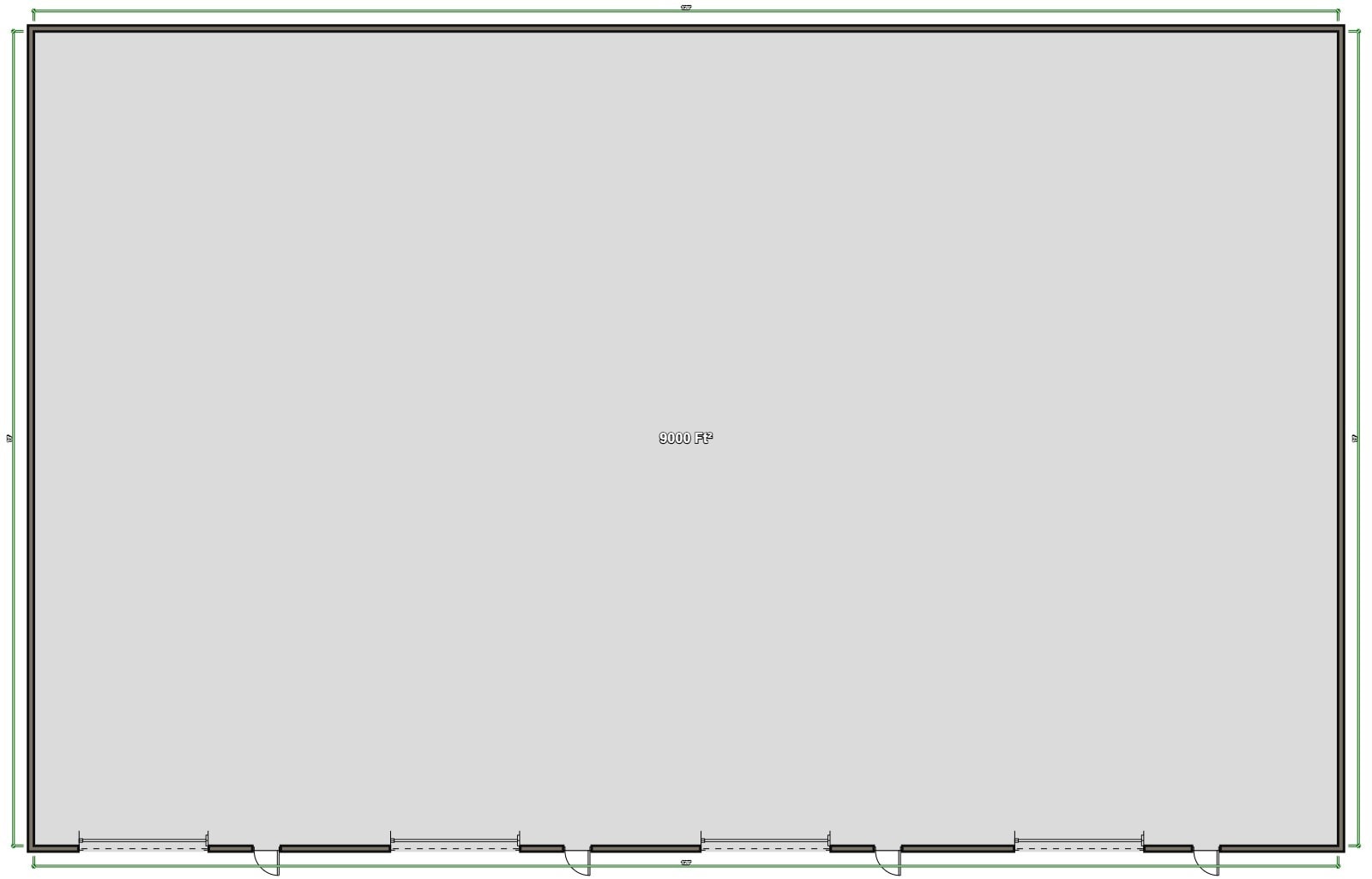 7402 & 7406 Mansfield Hwy, Kennedale, TX à louer Plan d’étage- Image 1 de 1