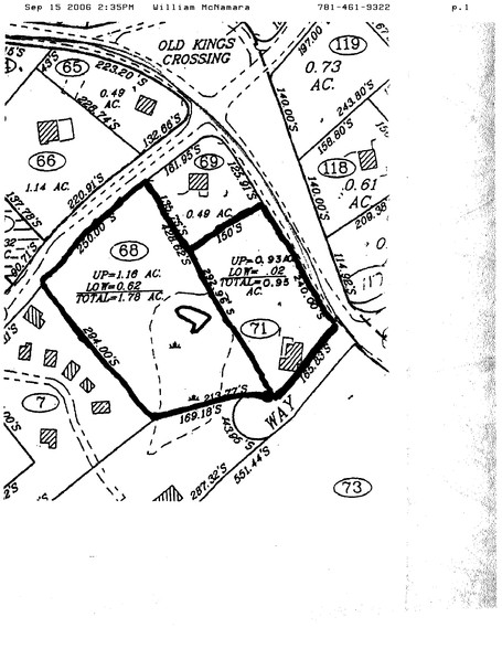 349 Old King's Hwy, Wellfleet, MA à vendre - Plan cadastral - Image 2 de 2