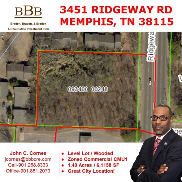 3451 Ridgeway Rd, Memphis, TN à vendre - Photo du bâtiment - Image 3 de 3