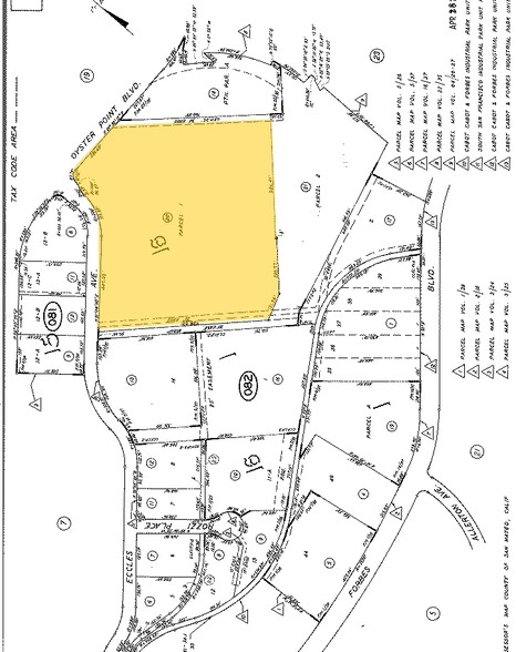 570-586 Eccles Ave, South San Francisco, CA for lease - Plat Map - Image 2 of 4