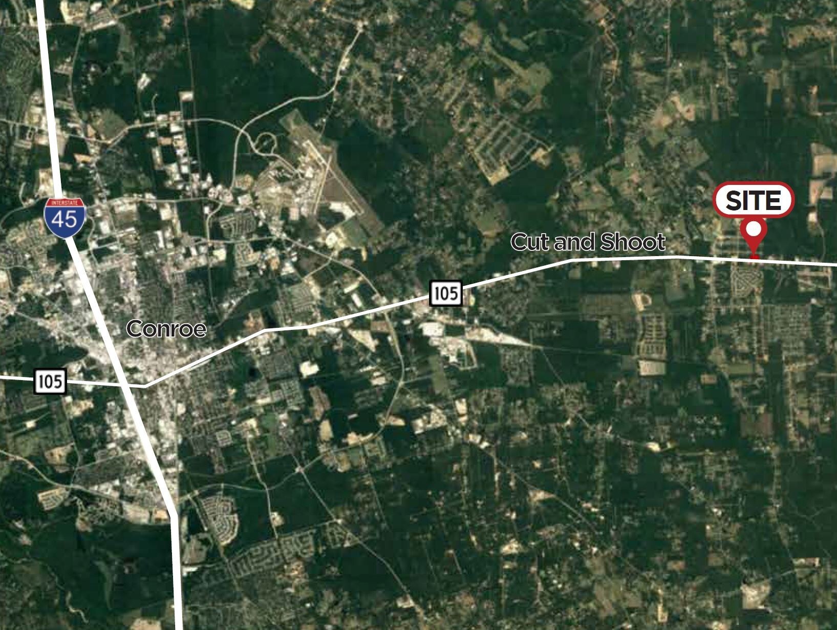 16755 Highway 105 E, Conroe, TX à vendre Aérien- Image 1 de 3