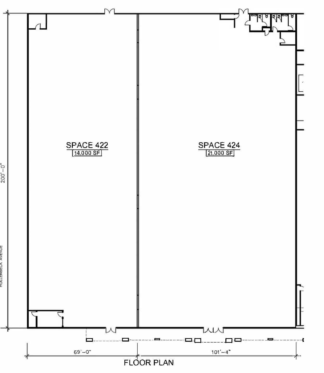 420-1444 Arrow Hwy, Covina, CA à louer Plan d  tage- Image 1 de 1