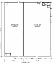 420-1444 Arrow Hwy, Covina, CA à louer Plan d  tage- Image 1 de 1