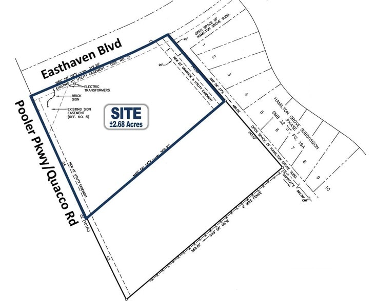 Easthaven Blvd, Pooler, GA à vendre - Plan de site - Image 2 de 11