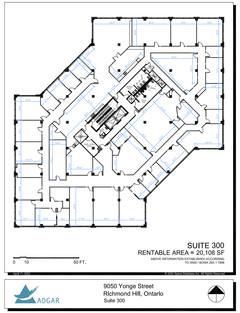 9050 Yonge St, Richmond Hill, ON for lease Floor Plan- Image 1 of 1