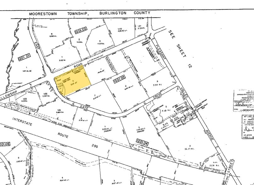350 Fellowship Rd, Mount Laurel, NJ for lease - Plat Map - Image 2 of 8