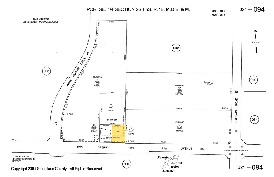 2145 Sperry Ave, Patterson, CA à vendre - Plan cadastral - Image 2 de 12