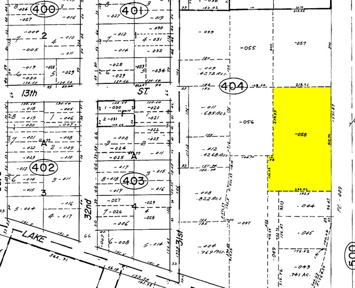 1111 N 30th Ave, Melrose Park, IL for sale - Plat Map - Image 1 of 1