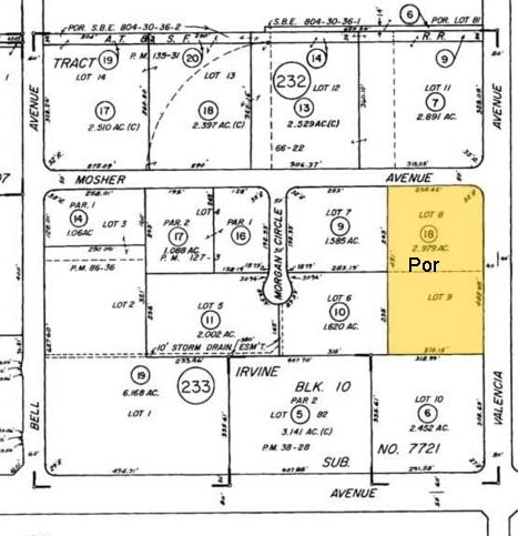 1382 Valencia Ave, Tustin, CA for sale - Plat Map - Image 2 of 22