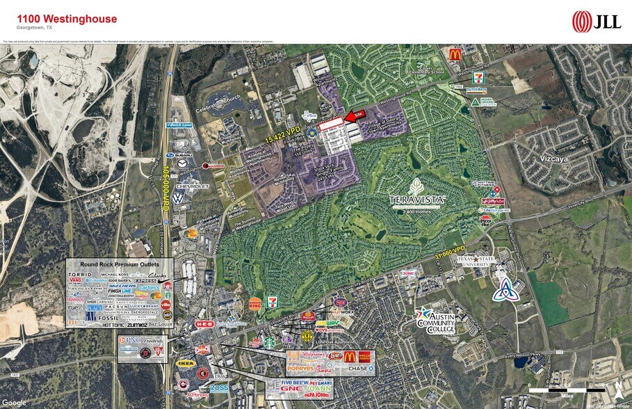 1100 Westinghouse Rd, Georgetown, TX à louer - Photo du bâtiment - Image 2 de 3