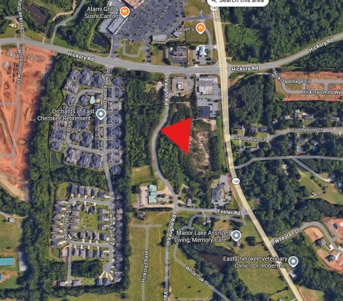 6892 Hickory Flat hwy, Holly Springs, GA for sale - Aerial - Image 2 of 7