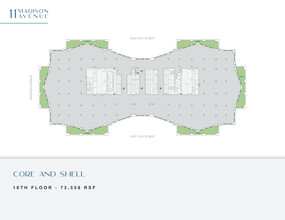 11 Madison Ave, New York, NY à louer Plan d  tage- Image 2 de 2