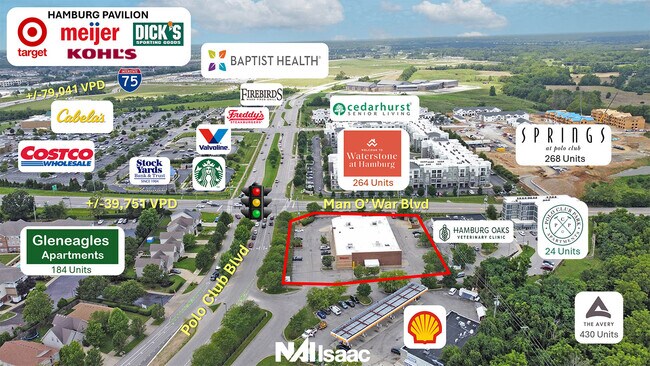 Plus de détails pour 6401 Polo Club Blvd, Lexington, KY - Commerce de détail à louer