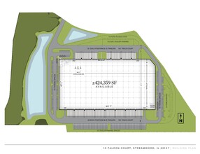 10 Falcon Ct, Streamwood, IL à louer Plan de site- Image 1 de 1