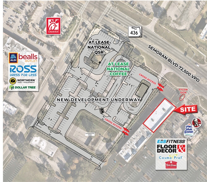 335 E Semoran Blvd, Fern Park, FL for lease - Aerial - Image 3 of 12