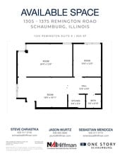 1305 Remington Rd, Schaumburg, IL for lease Floor Plan- Image 1 of 2